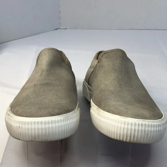 Vince Men’s Gray Suede Slip On Shoes Size 9.5
