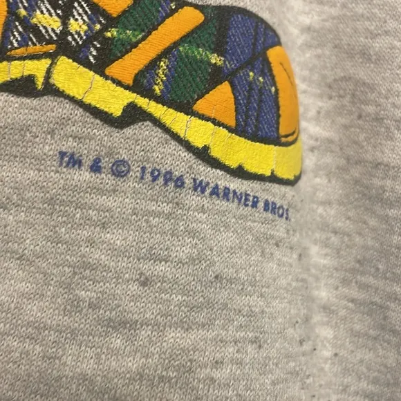 Vintage 96 Warner Bros Don’t ask me Sylvester and Tweety double sided Sweatshirt