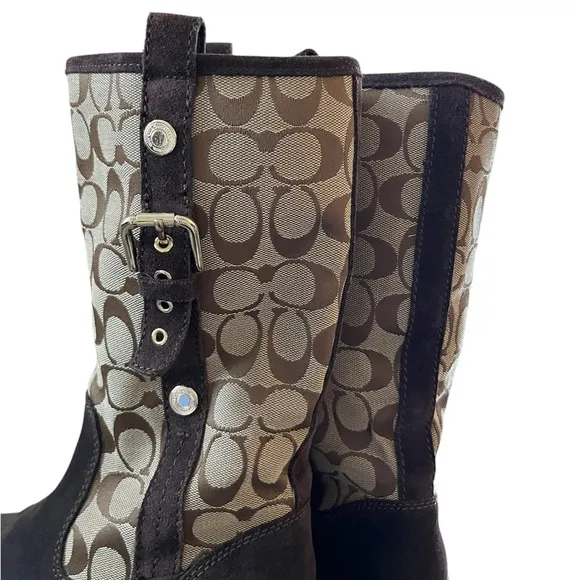 Vintage coach winter boots