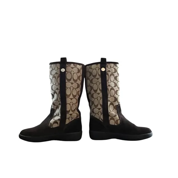 Vintage coach winter boots