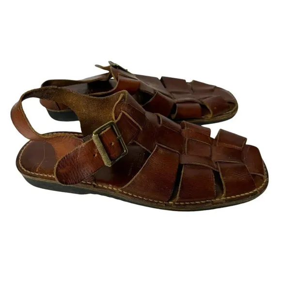 Vintage Cole Haan Fisherman Country Sandals 11 Mens