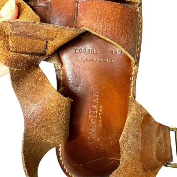 Vintage Cole Haan Fisherman Country Sandals 11 Mens
