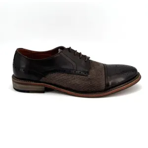 Vintage Foundry Mens Zodiac Cap Toe Oxford Mixed Material Dress Shoes Size 10