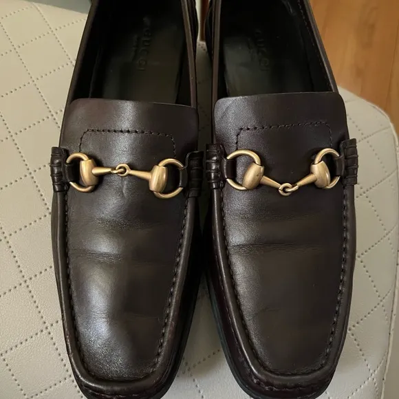 Vintage Gucci Moca Pelle S Gomma 2001 loafers