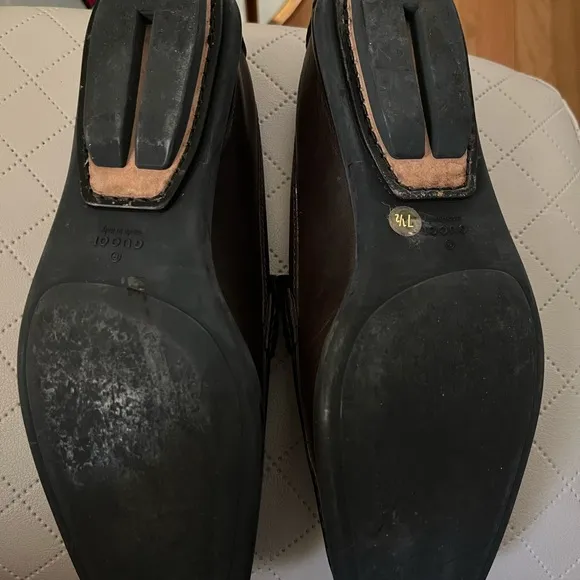Vintage Gucci Moca Pelle S Gomma 2001 loafers