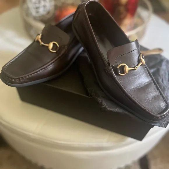 Vintage Gucci Moca Pelle S Gomma 2001 loafers