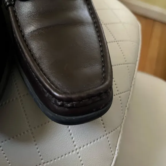 Vintage Gucci Moca Pelle S Gomma 2001 loafers