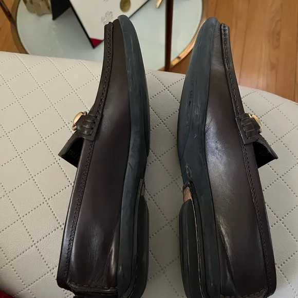 Vintage Gucci Moca Pelle S Gomma 2001 loafers