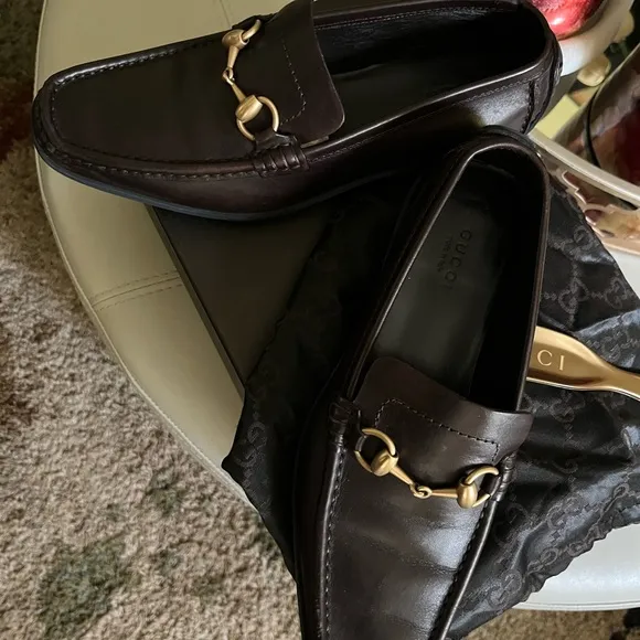 Vintage Gucci Moca Pelle S Gomma 2001 loafers