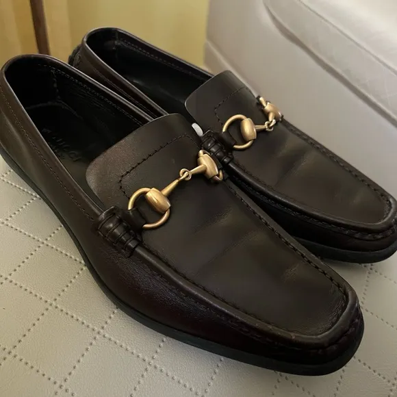 Vintage Gucci Moca Pelle S Gomma 2001 loafers