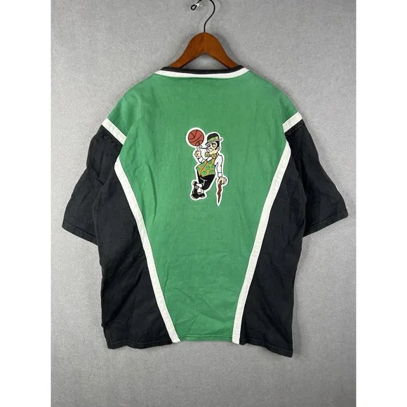 VINTAGE NBA Champion Boston Celtics On-the-Court Warm Up Shooting Shirt XL