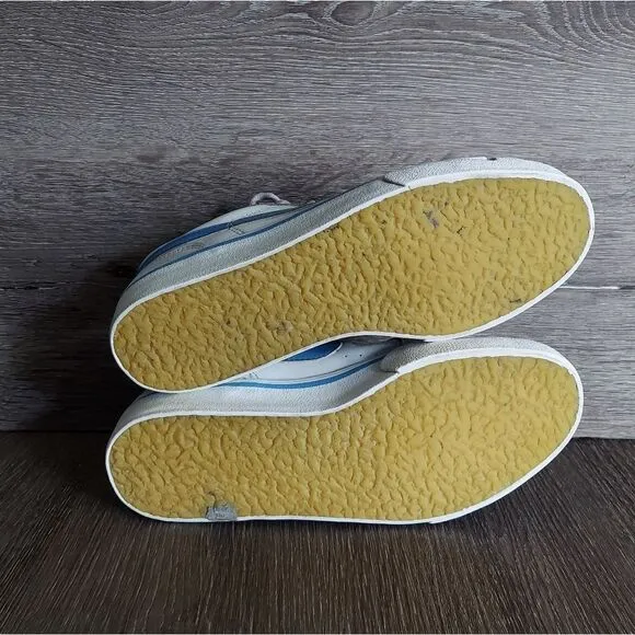Vintage Nike Sneakers White &amp; Blue Size 5.5Y