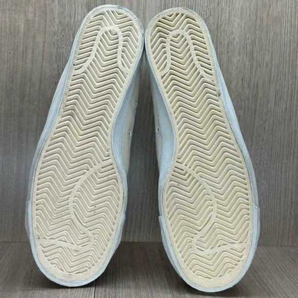 Vintage Pro-Specs Shoes Mens Size 8.5 Low Top Casual Canvas Sneakers Off White