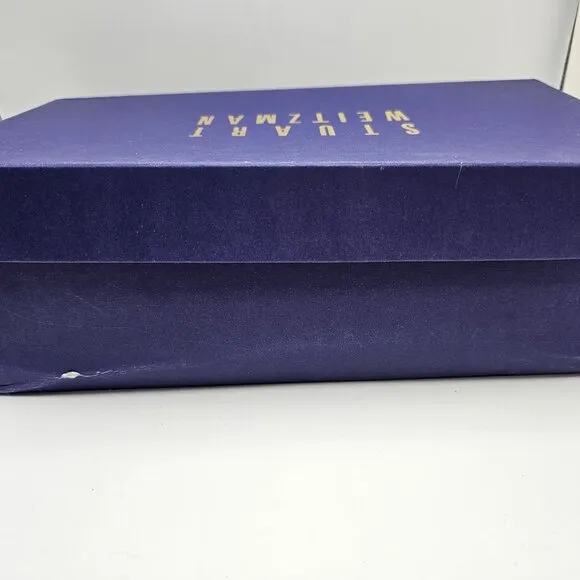 Vintage Stuart Weitzman Loafers Suede And Python Embossed Leather Brown Size 10M