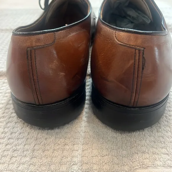 Vintage Weyenberg Massagic Men's Leather dress Shoes size 11D air cushion brown