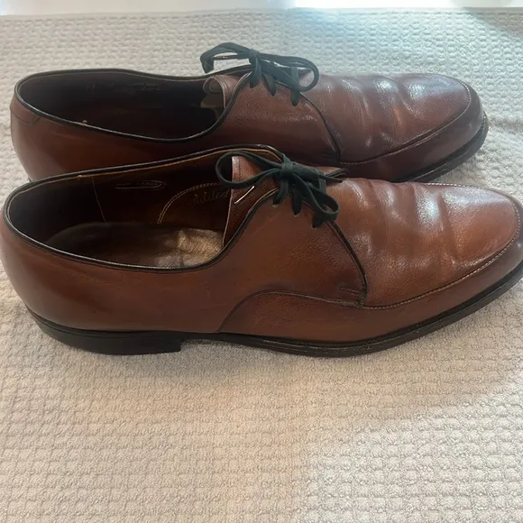 Vintage Weyenberg Massagic Men's Leather dress Shoes size 11D air cushion brown