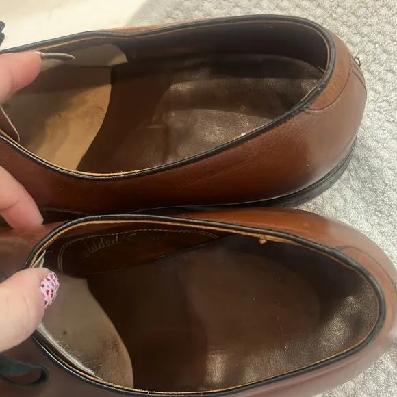 Vintage Weyenberg Massagic Men's Leather dress Shoes size 11D air cushion brown