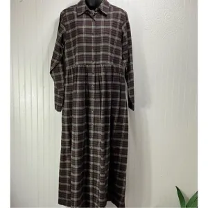 VINTAGE EDDIE BAUER Long Flannel Dress
