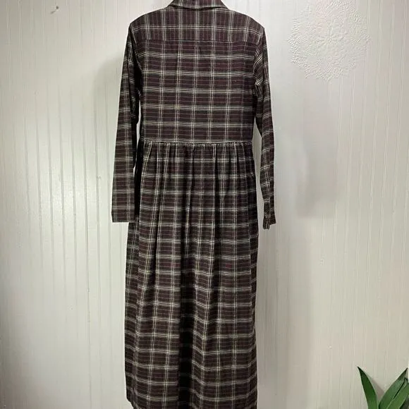 VINTAGE EDDIE BAUER Long Flannel Dress