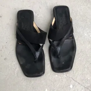 Vintage Ferragamo flip-flops