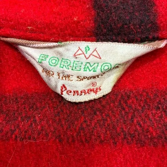 Vintage Pennys Foremost wool hunting coat