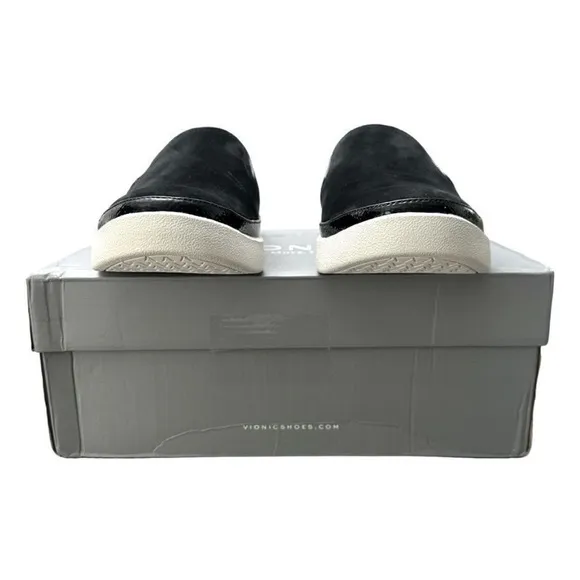 Vionic Essence Effortless Mule Sneaker Slip-On Shoes Black Women’s Size 7.5