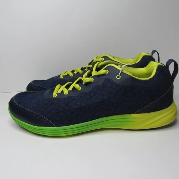 Vionic Python 335/VS025 Navy / Yellow Running Shoes Sneakers