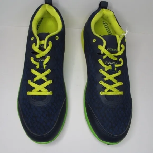 Vionic Python 335/VS025 Navy / Yellow Running Shoes Sneakers