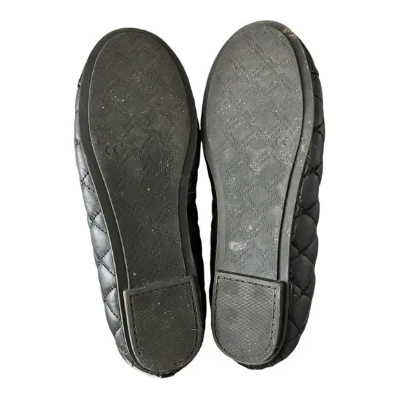 Vionic Shoes Desiree Ballet Flats Womens Size 8 39 Slip-On Quilted Leather Black