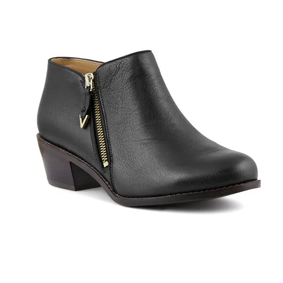 Vionic Shoes | Vionic Ankle Dress Boot Size 9.5 ~Jolene~ Black Leather Booties