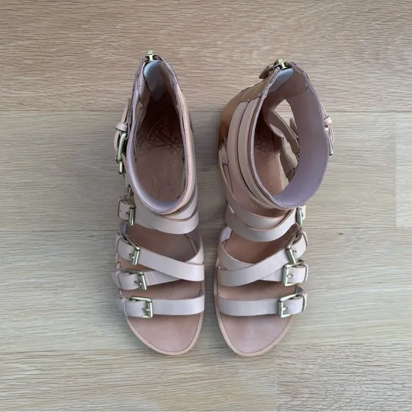 Vivienne Westwood Anglomania Michelle Rose Gold Sandals