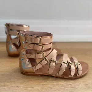 Vivienne Westwood Anglomania Michelle Rose Gold Sandals