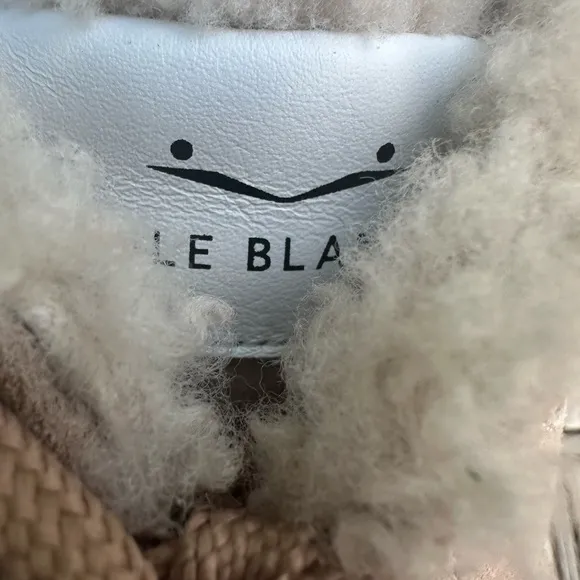 VOILE BLANCHE MARAN Wool Fur Suede Sneakers in Beige