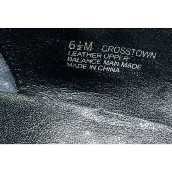 Whats What Womens Shoes by Aerosoles Black Leather Loafers Size‎ 6 1/2 M Prewned