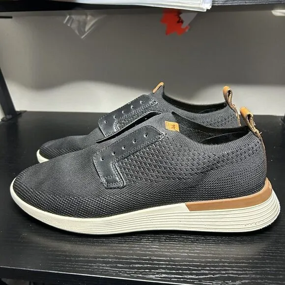 Wolf And Shepherd Mens Size 10 Swiftknit Derby Black Dress Shoes Sneakers