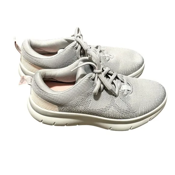 Women’s Alegria Rok N Roll Sneakers Size 39 Gray Pink Great Condition