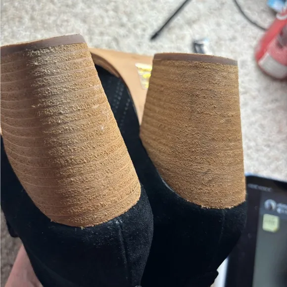 Women's Jeffrey Campbell Black Suede Ankle Boots Size 9