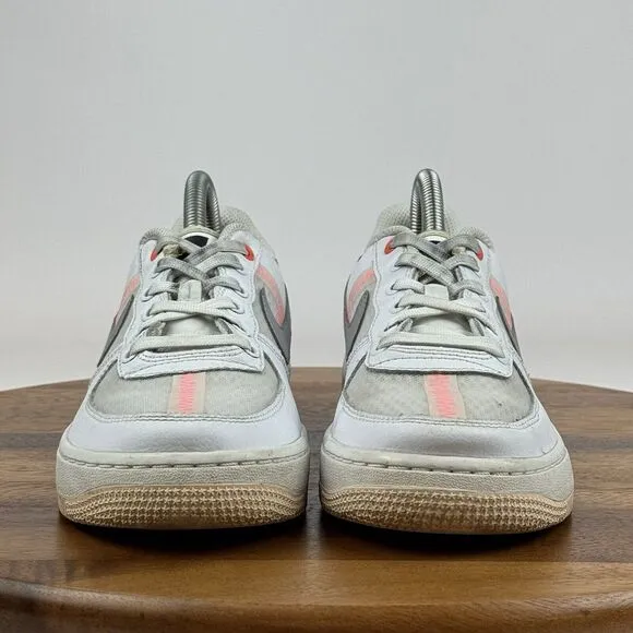 Womens‎ Nike Air Force 1 LV8 GS White Casual Hyper Crimson Sneakers Shoes Size 7