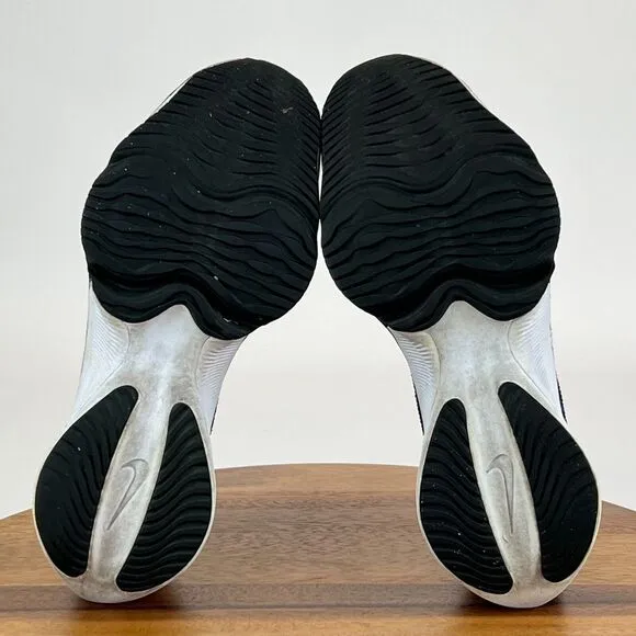 Womens‎ Nike Air Zoom Tempo Next% Flyknit Black Athletic Running Shoes Size 9 M