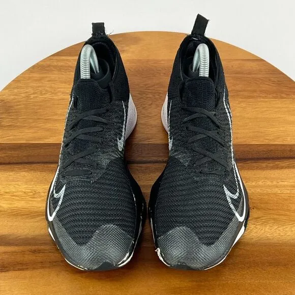 Womens‎ Nike Air Zoom Tempo Next% Flyknit Black Athletic Running Shoes Size 9 M