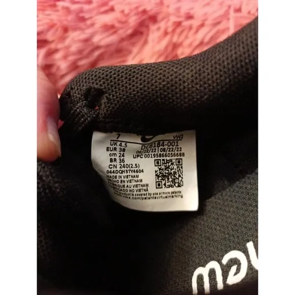 Women's Nike Renew Ride 3 Running Sneakers Black/White Size 7