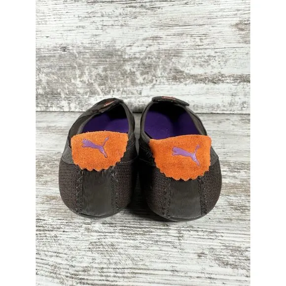 Women's PUMA Y2K Brown Slip On Ballet Flats Sz 7