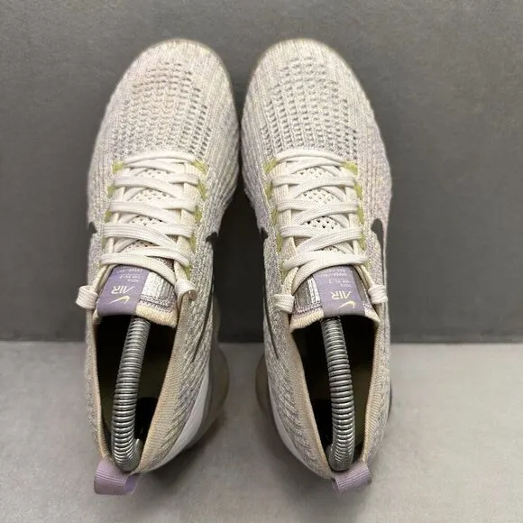 Womens Size 8 Nike Air VaporMax Flyknit 3 Shoes True White Running Sneakers