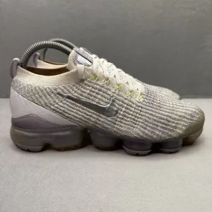 Womens Size 8 Nike Air VaporMax Flyknit 3 Shoes True White Running Sneakers