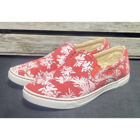 Womens Ugg Shoes Size 8 Fierce Hawaii Tropical Slip On Limited Edition