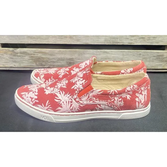 Womens Ugg Shoes Size 8 Fierce Hawaii Tropical Slip On Limited Edition