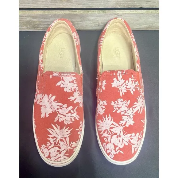 Womens Ugg Shoes Size 8 Fierce Hawaii Tropical Slip On Limited Edition