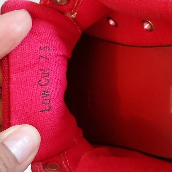 Woobies low cut canvas sneakers