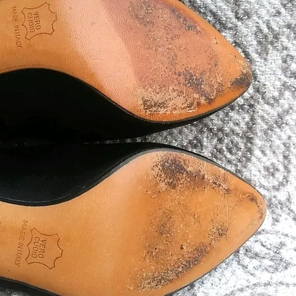 Yves Saint Laurent Paris Vintage Satin Black Dress Heels
