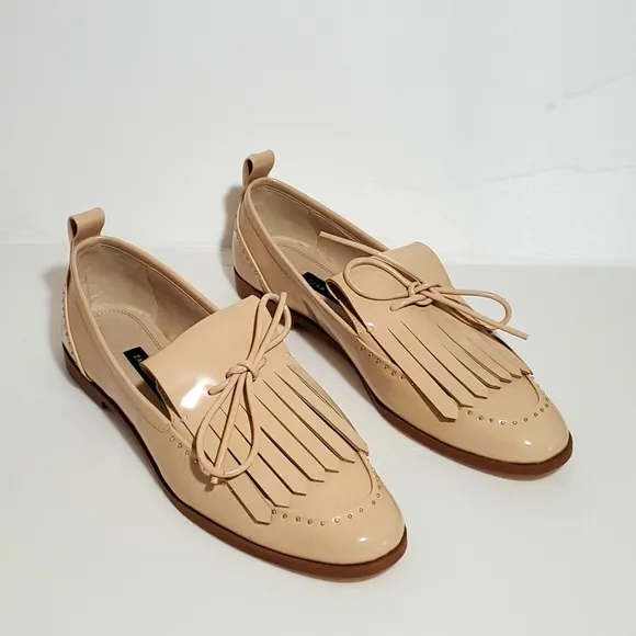 Zara Basic Loafers with bow
